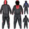 AQF Heavy Duty Sauna Sweat Track Suit Weight Reduction Slimming Boxing Gym Multi Colour (Red, 2X-Large)