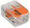SHINN THON UK Terminal Block, 2-Way, 2-Position, Lever-Clamp, Transparent Plastic, 24AWG to 12AWG, 32A, 450V, Pack of 10