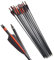Milaem 30 Zoll Fiberglaspfeil 500spine Jagdpfeil Bogenpfeile für Recurvebogen und Langbogen