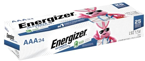 Energizer Ultimate Lithium AAA Batteries (1 Pack), Lithium Triple A Batteries, 24 Count