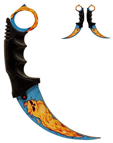 ARIKnives CS GO Karambit Elite - Fire Elemental - CSGO Knife Skin Counter Strike Global Offensive Jagdmesser Survival