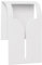 blomus -BOGO- Handtuchklemme, unkomplizierte Aufbewahrungslösung, selbstklebend, Farbe White (64184)