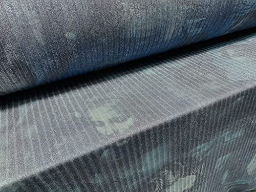 Elastan-Stretch-Stoff, Jersey, Meterware, für Damen und Engel, Blau