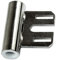 SN-TEC Türband Mittelband Rahmenteil für 3-teilige Bänder V 800 für Stahlzargen mit Gleitlager, Rolle 15mm, für 8mm Stift, vernickelt (2 Stück)