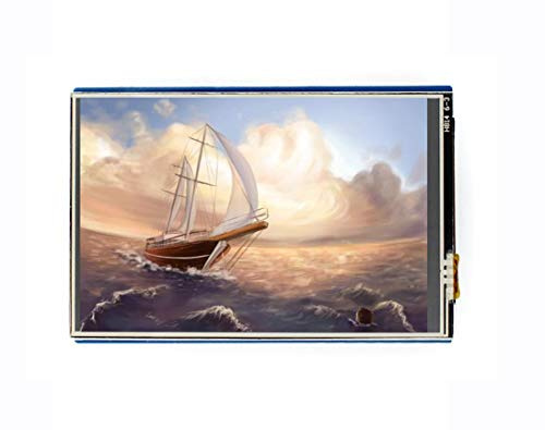 Waveshare 3.5inch TFT LCD Shield, Resistive Touch SPI Screen, 480x320 Pixel, Onboard Stand-Alone Touch Controller, for Leonardo/NUCLEO Development Boards