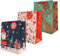 Hallmark Weihnachts-Geschenktüten, 3 Stück, große Tüten in 3 festlichen Weihnachtsmann- und Rentier-Designs