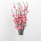LGEGE Fiori artificiali di prugna rosa, 6 pezzi, fiori finti in tessuto di seta, bouquet di fiori finti per casa, cucina, ufficio, hotel, decorazione floreale centrotavola per tavolo