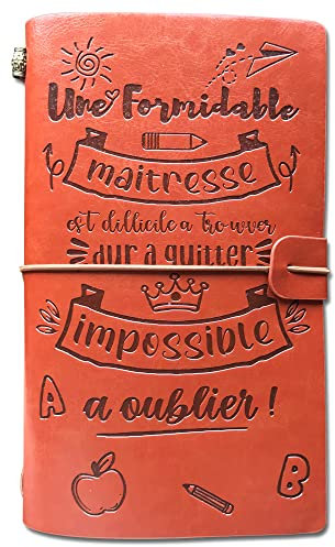 Cadeau Maitresse D'École Personnalisé, OMNIQI Journal Intime Merci Maitresse Maternelle, Cadeau Fin D'Année Carnet De Note 120 pages