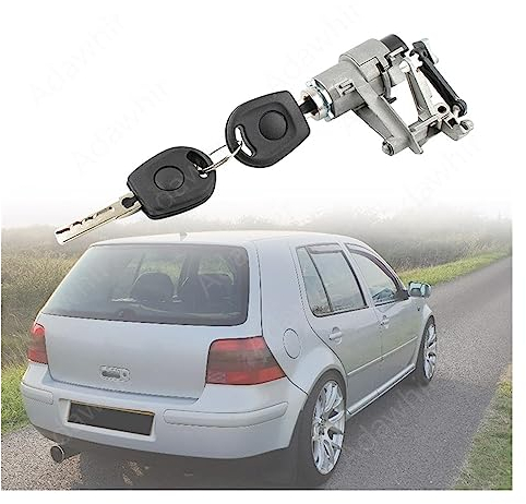 PURRL Auto Teile Heckklappe Schließzylinder Mit Schlüssel Fit for VW Fit for Golf 4 Fit for Lupo Fit for Sitz fit for Arosa 1997-2006 1J6827297G