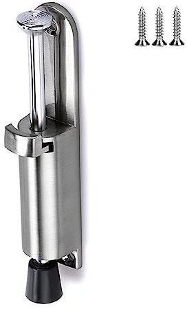 YuanYouTong Kick Down Door Stop, Door Stoppers for Bottom of Door, Heavy Duty Door Stops, Spring Door Stop with Rubber Tip, Door Holder for Outdoor, Indoor, Patio, Garage Gate to Stay Open