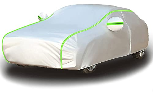 AGARES Autoabdeckung für Seat Cordoba Ibiza Altea Arona Arosa Ateca Auto Abdeckplane Staubdicht Autoabdeckung Wasserdicht Autoplane Anpassbar(Color:04,Size:Cordoba)