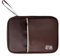 FAVORTALK Electronics Organiser Travel Multipurpose Waterproof Accessories Storage Bag for Power Bank Drive Charger Hard Drive Cable Bags, Brown B21714