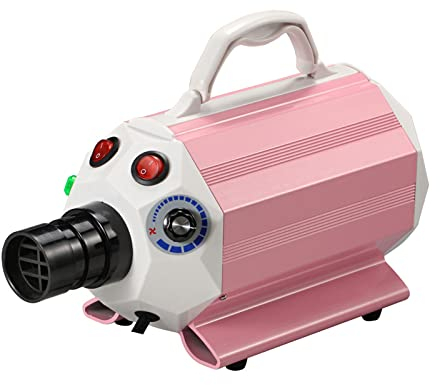 Asciugacapelli Professionale Per Animali Domestici, Asciugacapelli Per Toelettatura Cani Gatti, Asciugacapelli Con Motore Regolabile In Continuo Per Toelettatura Cani Con Tubo Flessibile, Ha 3 Opzion