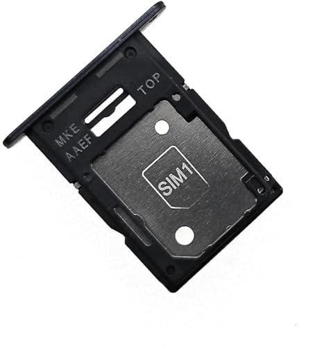 Sim Card Tray SD Card Holder Replacement for Samsung Galaxy A15 (5G) SM-A156U A156U1 A156B A156 - Black