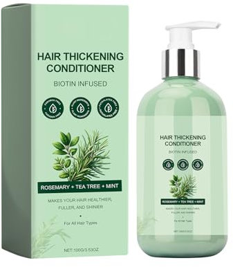 Rosmarin Conditioner 1x100g, Rosmarin Haarspülung für Haarwachstum & Kopfhautpflege, Tiefe Feuchtigkeit Kopfhaut Bio Haarspülung für Männer Frauen