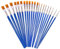 OWill 21PCS Paint Brush Set for Watercolor, Oil, Acrylic, Rock, Face & Body Painting & Crafts