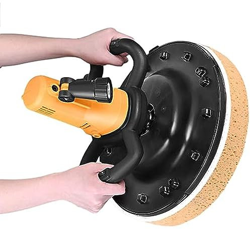 Ponceuse à béton électrique, Ponceuse portative pour Plafond de cloison sèche, Machine à truelle électrique à Vitesse Variable pour plâtre de mortier de Ciment, Machine à polir Les Murs
