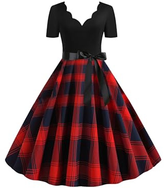 EFOFEI Damen Elegante Tägliche Leichte Kleid Slim Fit Tunika Herbst Gürtel Kleider