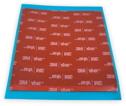 3M 100 x 100mm (10 Stück) VHB 5952 Klebepads – Schwarz – 1,1mm Dick – Extra Starkes Montage-Pad für Pulverbeschichtung & Lack