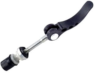 1 x Mountainbike Sattelrohrklemme Schraube Schnellspanner Hebel Fahrrad Sattelrohrclip Universal (schwarz)