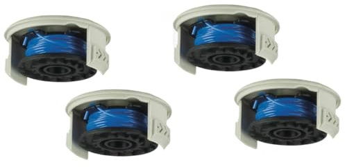 StarRing Lot de 2/4/6 bobines de rechange pour débroussailleuse Ryobi RAC124 18 V + Razor OLT/RLT 1830 1831 Recharges de bobines de rechange pour débroussailleuse (4 pièces)