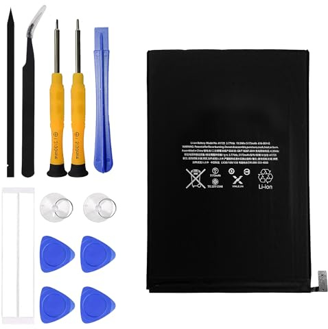 ERYNK A1725 Replacement Battery Compatible with Apple iPad Mini 5 (2019) 5th Gen WLAN Cellular 64GB 256GB MUQX2LL/A iPad 11.1 iPad 11.2 Replacement Battery with Tool Kit