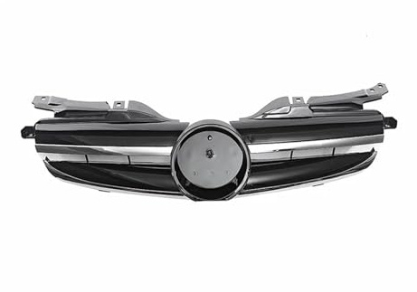 Frontstoßstange Für SLK R170 1996-2004 Modifiziert Für AMG-Kühlergrill Frontgrill-Abdeckung Motorhaubengrill Passend Auto-Frontgrill