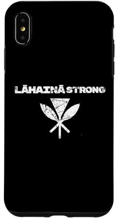 Hülle für iPhone XS Max Hawaii Strong, Used-Look, stark, belastbar, Lahaina