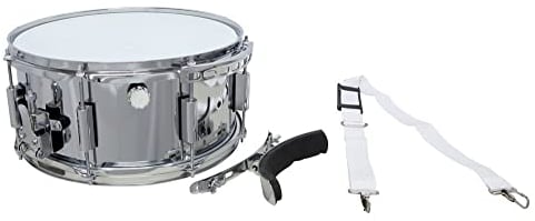 GEWA Marching Snaredrum, Marschtrommel 14 x 6,5, Metallkessel, inkl. Trageriemen und Kniebügel