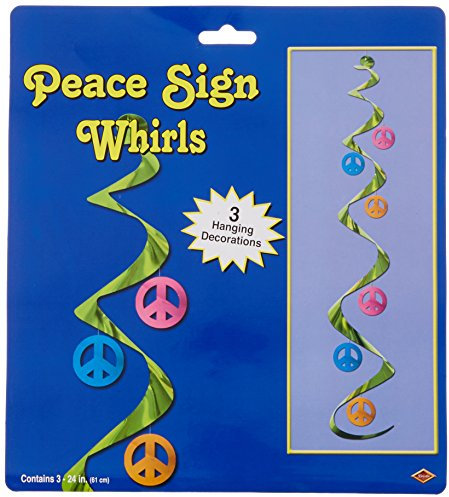 Peace Sign Whirls (3 Stück)