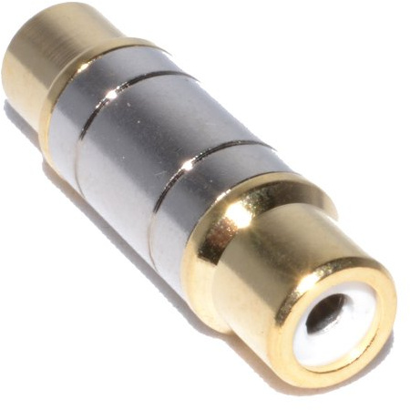 kenable HQ Single Phono Socket Audio Video Coupler Adapter