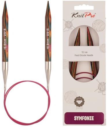 KnitPro Symfonie Fixed Circular Needles 60 (150cm) | 10.00mm