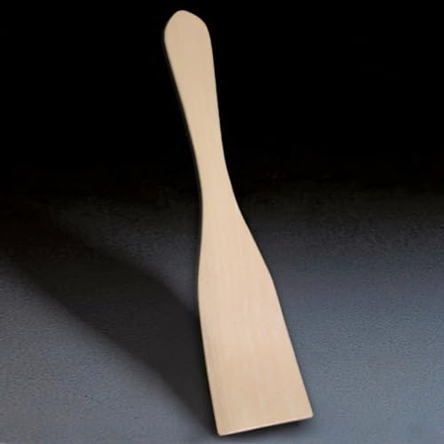 Metaltex Pala Pescado Madera SIN Ranura 30 CMS, único, Estándar
