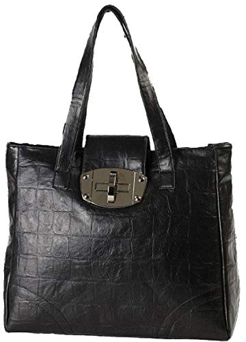 Eyecatch Ellie Womens Faux Leather Croc Shoulder Bag Ladies Handbag