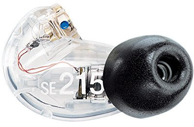 Shure SE215-CL Auricolare di Ricambio Sinistro ad Isolamento Sonoro con Singolo MicroDriver dinamico, Trasparente