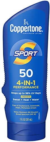 Coppertone Sport Sunscreen Lotion LSF 50, 237 ml