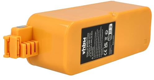 vhbw Akku kompatibel mit iRobot Roomba 400 | 4000, 405, 40901, 410, 4100, 4105, 4110, 4130, 415, 4150, 416 Staubsauger (2000mAh, 14,4V, NiMH)