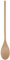 Vogue Wooden Spoon 35.5 cm/14 inch, Brown, Birch Wood, Wooden Spoon for Cooking, Suitable for Non-Stick Cookware, Professional & Home Kitchen Use, D773