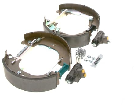 Bosch KS103 Kit Super Pro - Rear drum brake kit - 1 pre-assembled set, 2 wheel brake cylinders, 4 brake shoes