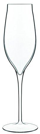 Luigi Bormioli Vinea 6.75 oz Champagne/Prosecco/Flute Stems, Set of 2
