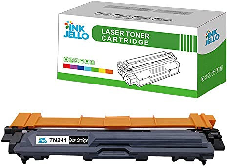 InkJello Kompatibel Toner Patrone Ersatz für Brother DCP-9017CDW DCP-9017CDWG DCP-9022CDW HL-3142CW HL-3152CDW HL-3172CDW MFC-9142CDN MFC-9332CDW MFC-9342CDW TN241/TN242 (Schwarz)