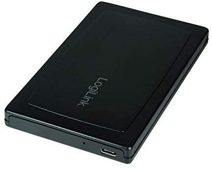 LogiLink UA0292 2.5 SATA USB 3.1 Gen2 Ultra Slim Hard Drive Enclosure - Black