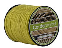Seil, Dyneema, 4 mm, Unisex, für Erwachsene, Unisex-Erwachsene, CDMKDYA040020, gelb, 4mm a 20mts