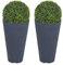 URBNLIVING Home & Office Décor Large & Small Plastic Pots For Artificial Plants