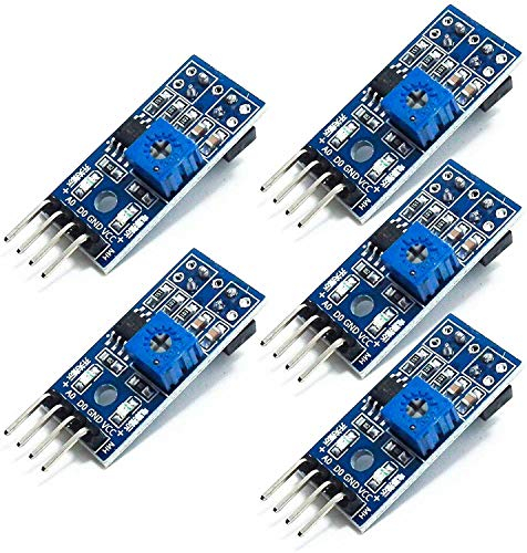 AZDelivery 5 x TRCT5000 IR Infrarot Linien Folger Hindernis Vermeidung Modul kompatibel mit Arduino und Raspberry Pi
