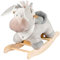 Nattou Schaukeltier Esel Cappuccino, Buddiezzz, 18 - 36 Monate, 60 x 25 x 44 cm, Grau