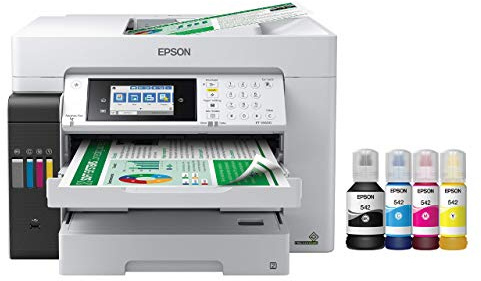 Epson EcoTank Pro ET-16600 Wireless Wide-format Color All-in-One Supertank Printer with Scanner, Copier, Fax, and Ethernet