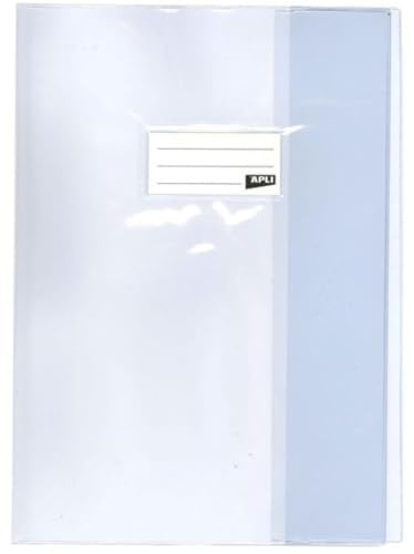 10 Heftumschläge glatt, 24 x 32 cm, PVC transparent 19/100, farblos