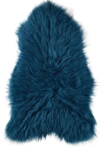 generisch Island LAMMFELL Emerald GRÜN 100-110 cm XL Schaffell von KUHFELLE online