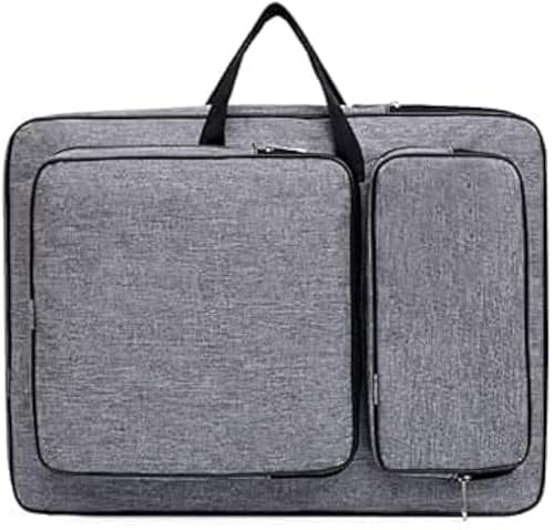 Custodia Portfolio Arte A3 Cartella Impermeabile in Tela Conservazione Opere d'Arte Zaino Tavola da Disegno Portatile Portfolio Artista Borsa a Tracolla per Trasporto Grande Custodia Blocchi da